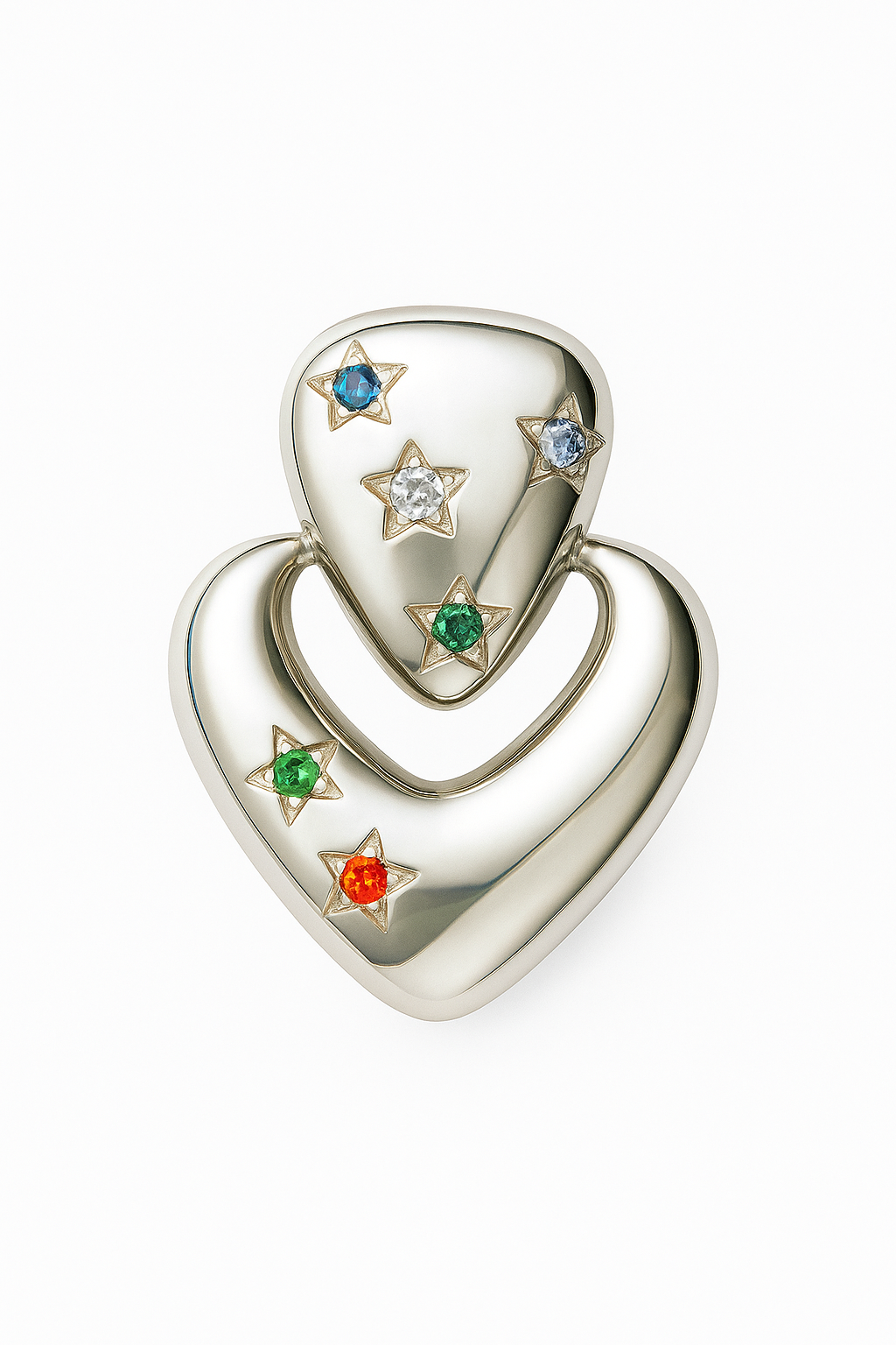 Kolczyki JORDI STONES silver