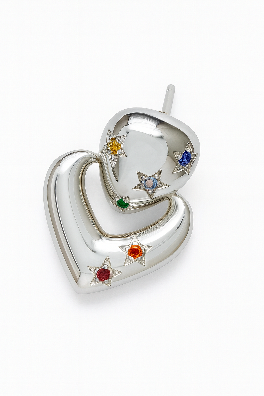 Kolczyki JORDI STONES silver