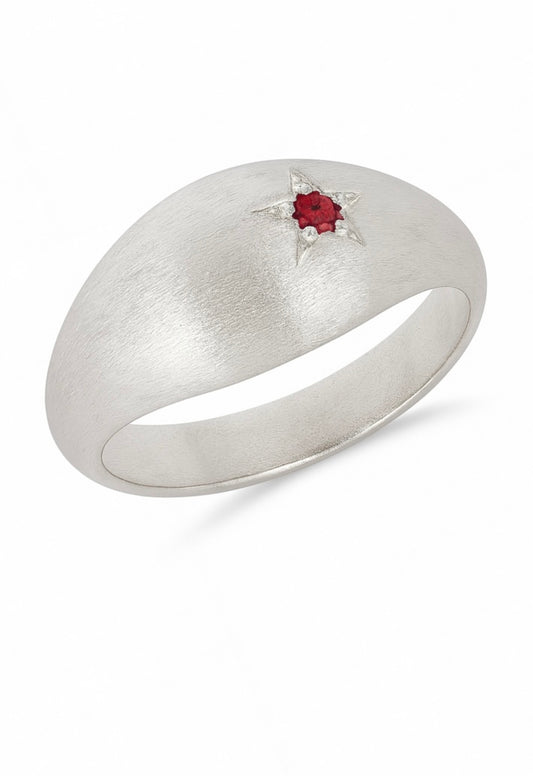 Pierścionek CHARLOTTE satynowa faktura