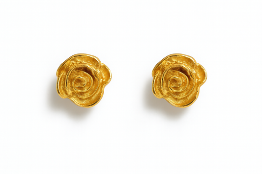 Rose earrings