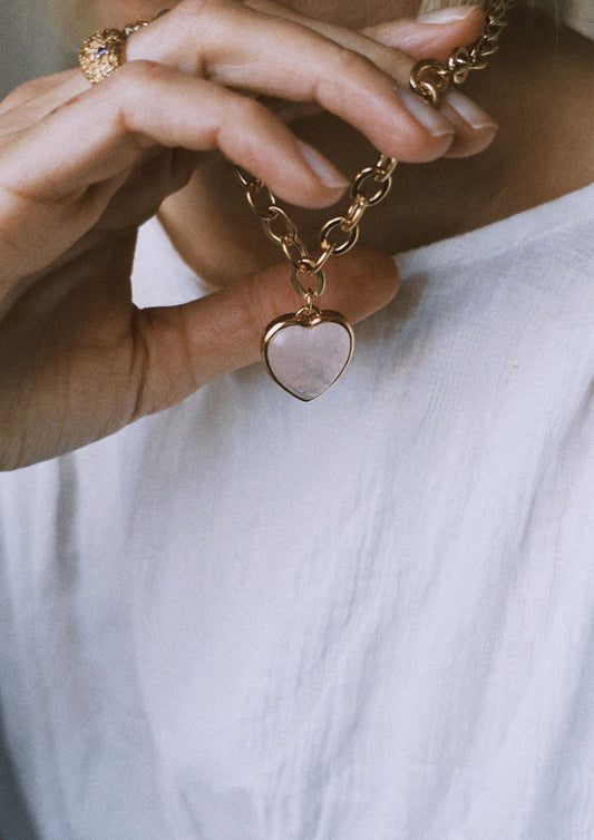 Naszyjnik Valentine na grubym łańcuszku