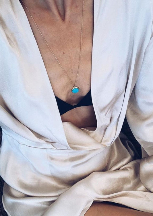 Roca necklace with stone