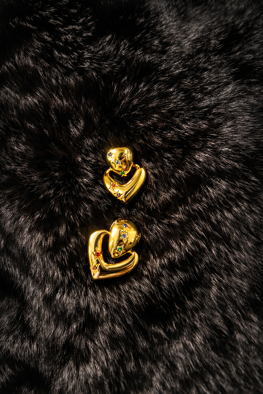 Kolczyki JORDI STONES gold