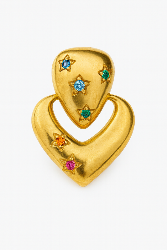 Kolczyki JORDI STONES gold