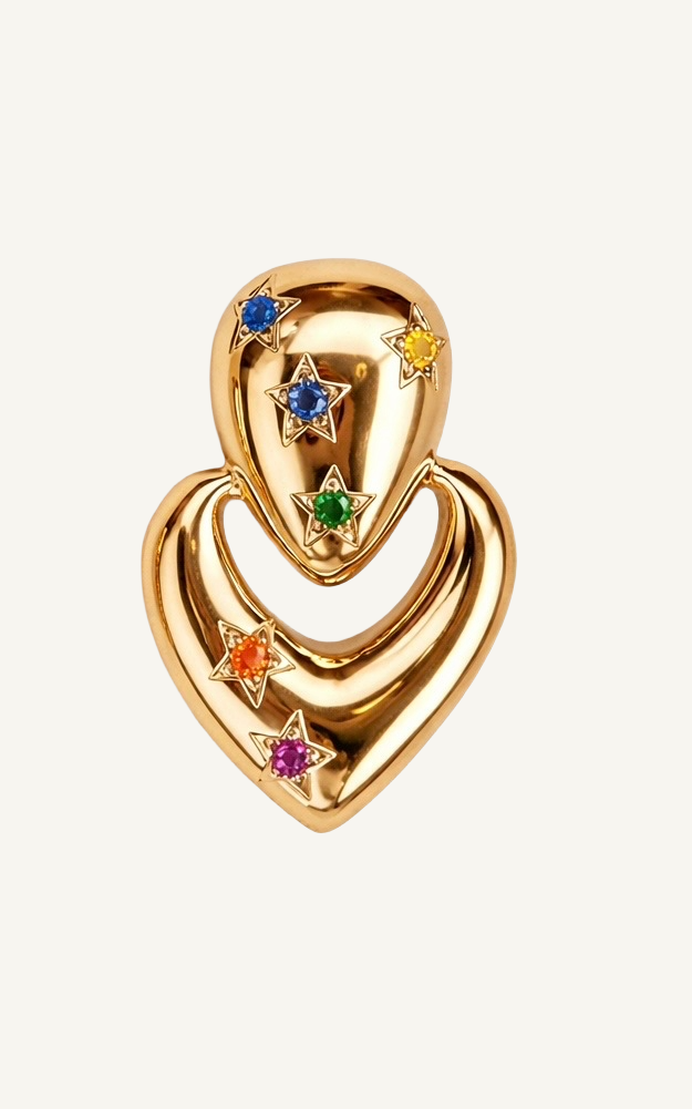 Kolczyki JORDI STONES gold