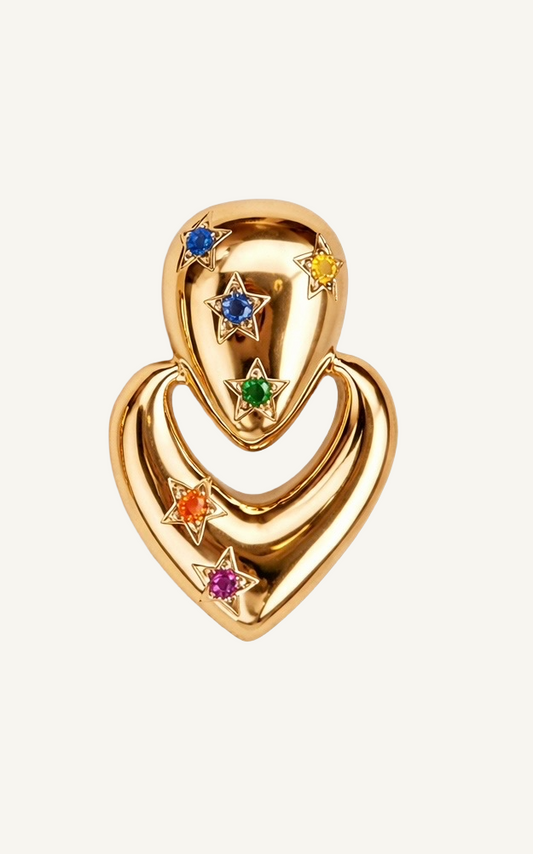 Kolczyki JORDI STONES gold